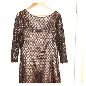 Absolutely Stunning Copper Cocktail Dress